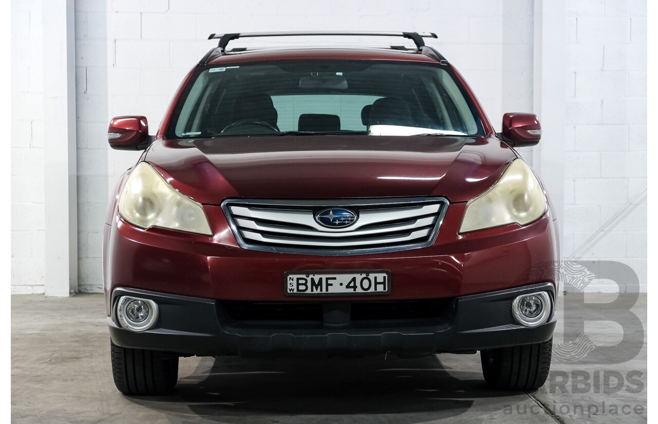 12/2009 Subaru Outback 2.5i Premium MY10 4d Wagon Red 2.5L