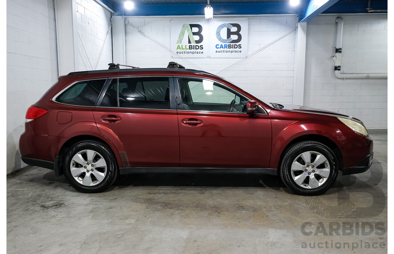 12/2009 Subaru Outback 2.5i Premium MY10 4d Wagon Red 2.5L