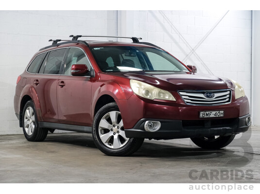 12/2009 Subaru Outback 2.5i Premium MY10 4d Wagon Red 2.5L