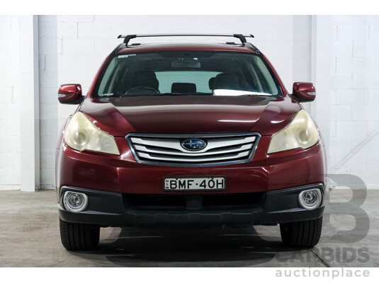 12/2009 Subaru Outback 2.5i Premium MY10 4d Wagon Red 2.5L