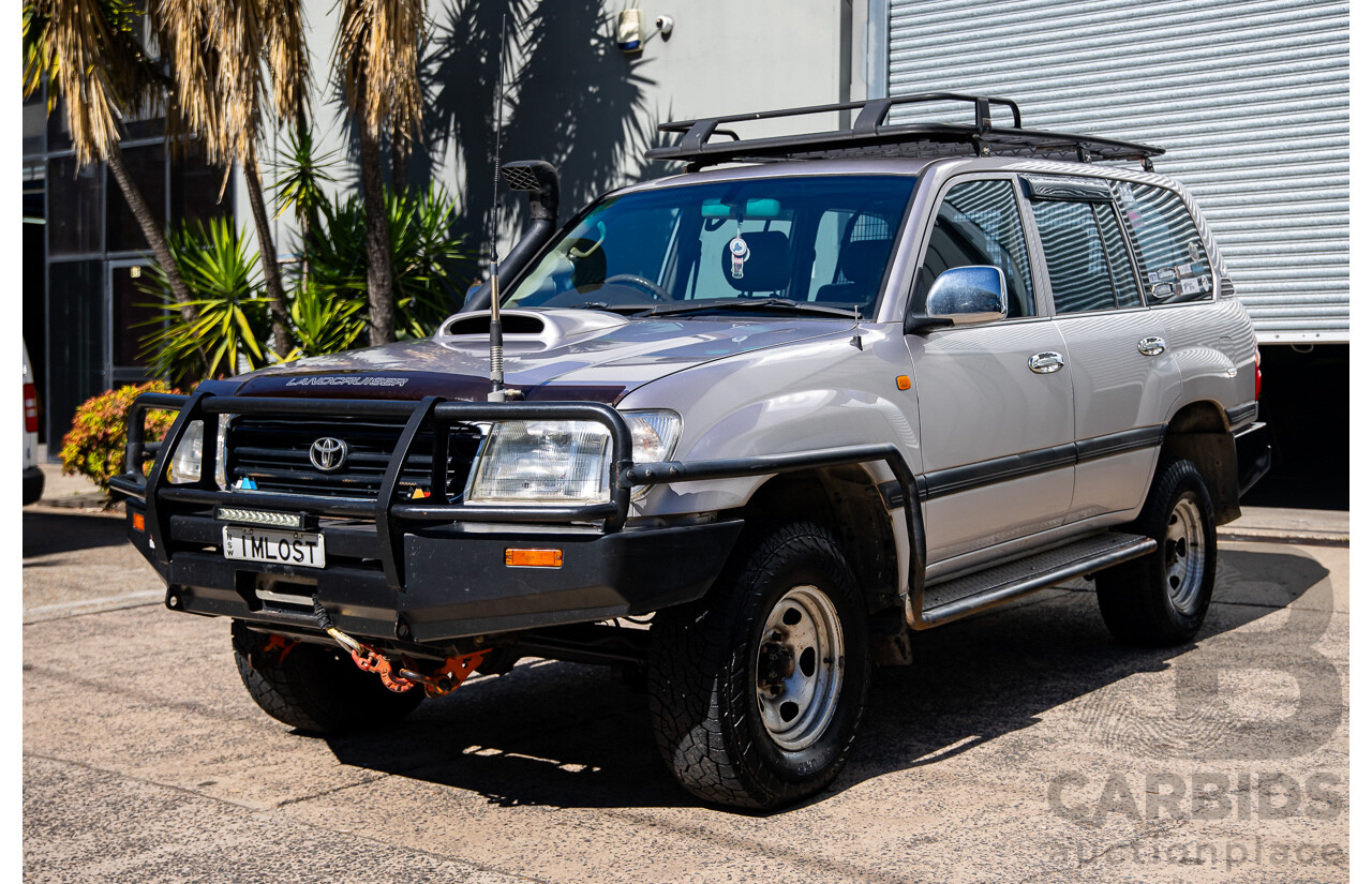 02/1999 Toyota Landcruiser GXL (4x4) 4WD HZJ105R 4D Wagon Silver 4.2L