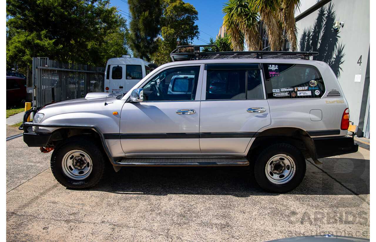 02/1999 Toyota Landcruiser GXL (4x4) 4WD HZJ105R 4D Wagon Silver 4.2L