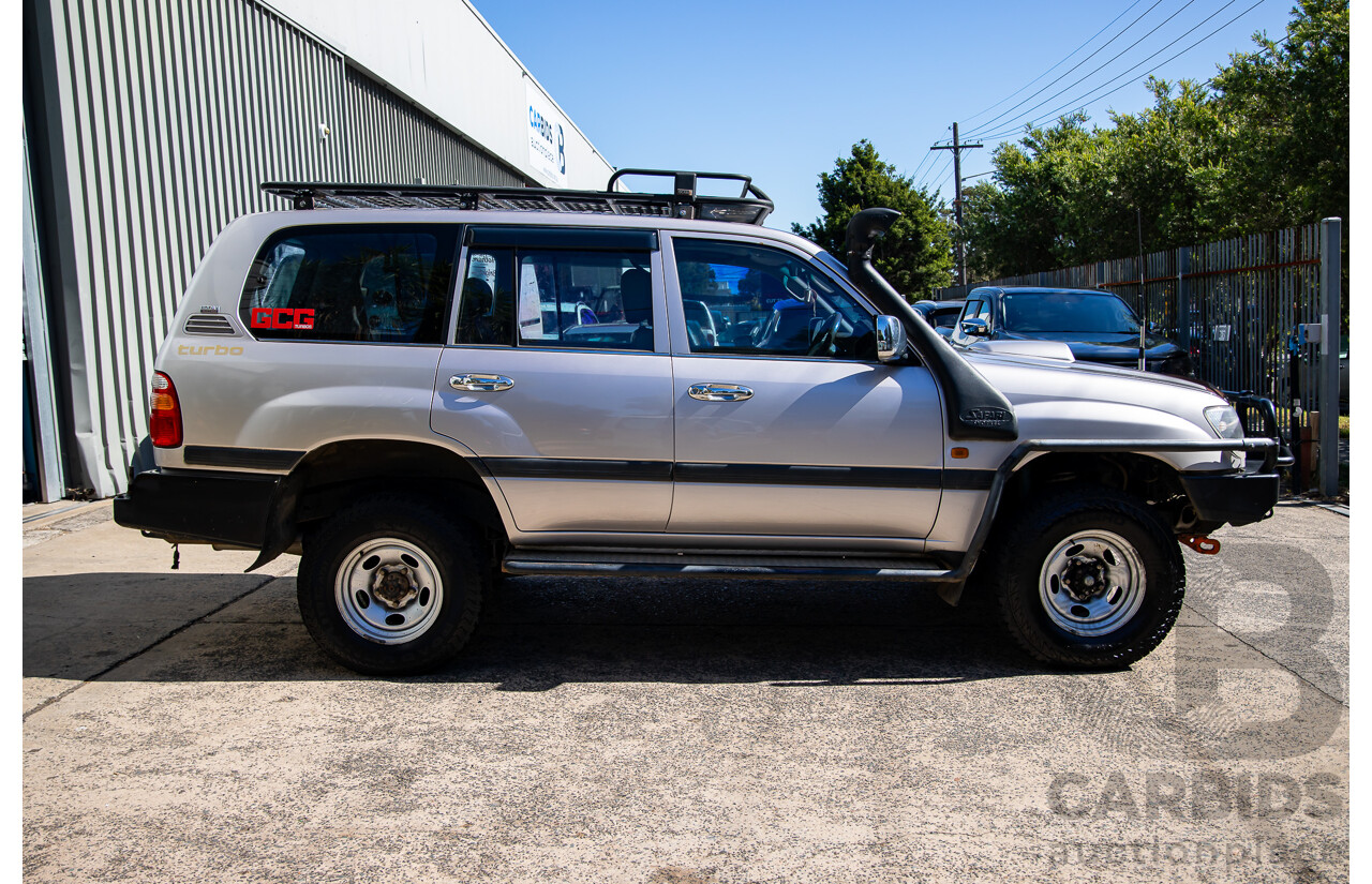 02/1999 Toyota Landcruiser GXL (4x4) 4WD HZJ105R 4D Wagon Silver 4.2L