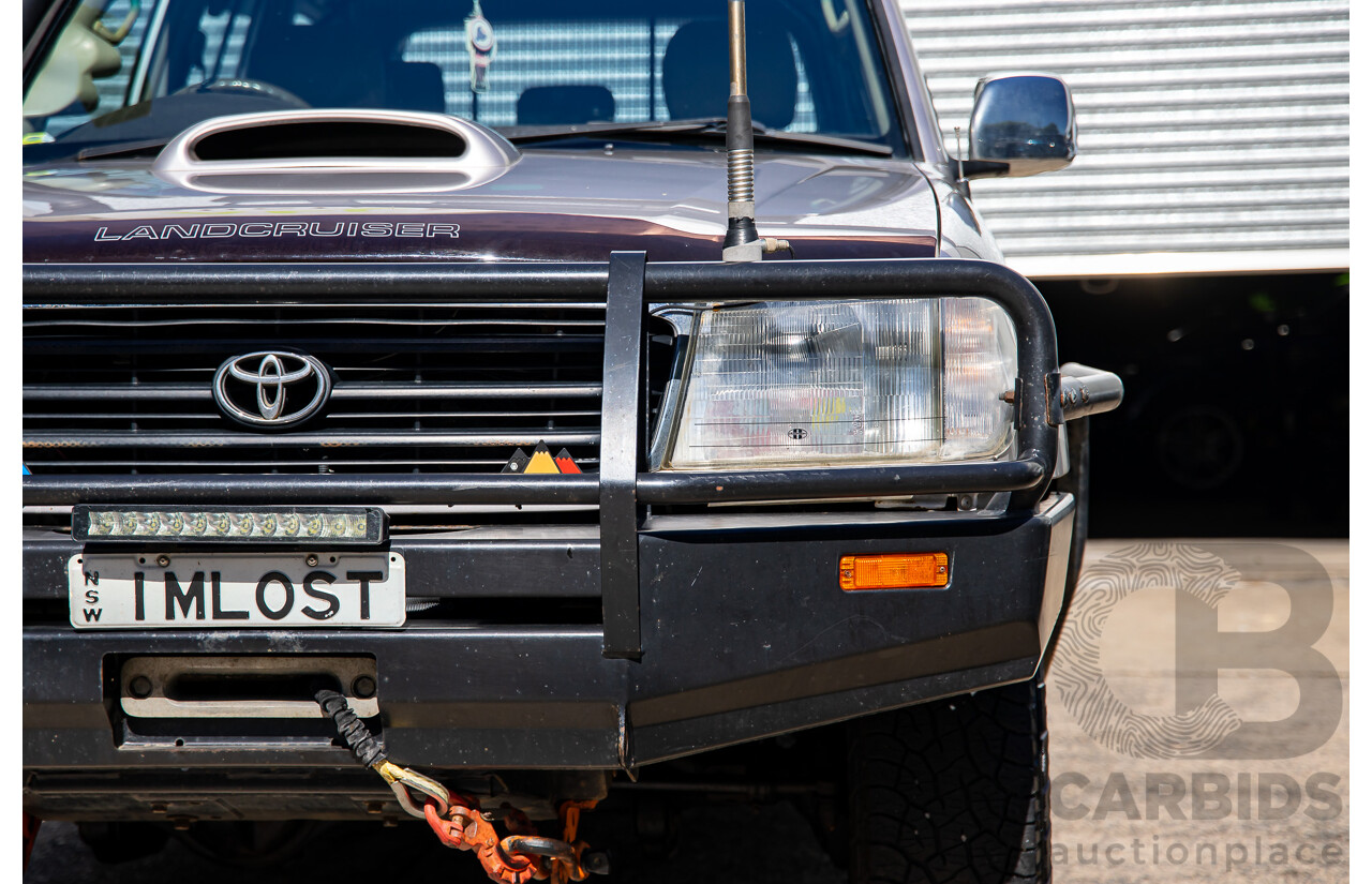 02/1999 Toyota Landcruiser GXL (4x4) 4WD HZJ105R 4D Wagon Silver 4.2L