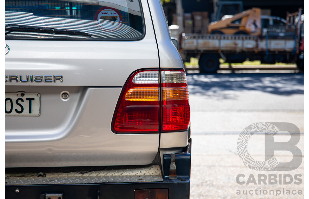 02/1999 Toyota Landcruiser GXL (4x4) 4WD HZJ105R 4D Wagon Silver 4.2L