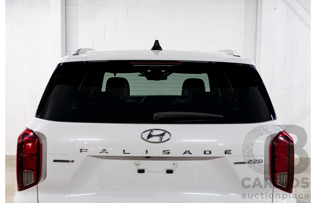 08/2021 Hyundai Palisade Highlander (AWD) LX2.V2 MY22 4d Wagon Hyper White Turbo Diesel 2.2L
