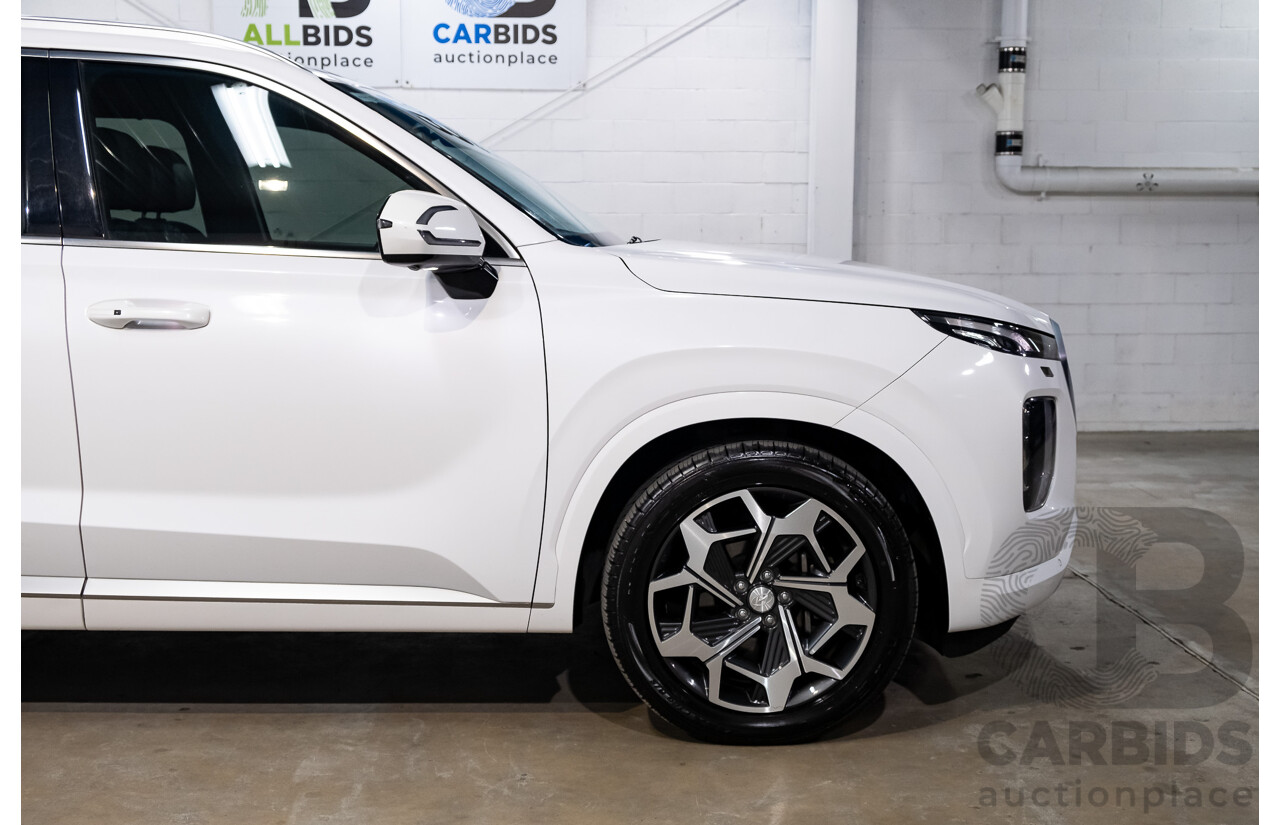08/2021 Hyundai Palisade Highlander (AWD) LX2.V2 MY22 4d Wagon Hyper White Turbo Diesel 2.2L