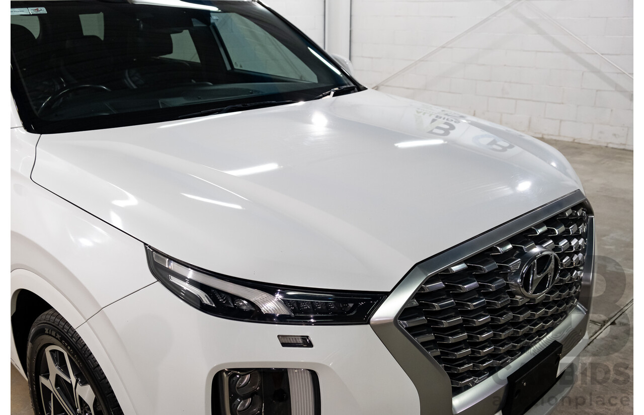 08/2021 Hyundai Palisade Highlander (AWD) LX2.V2 MY22 4d Wagon Hyper White Turbo Diesel 2.2L