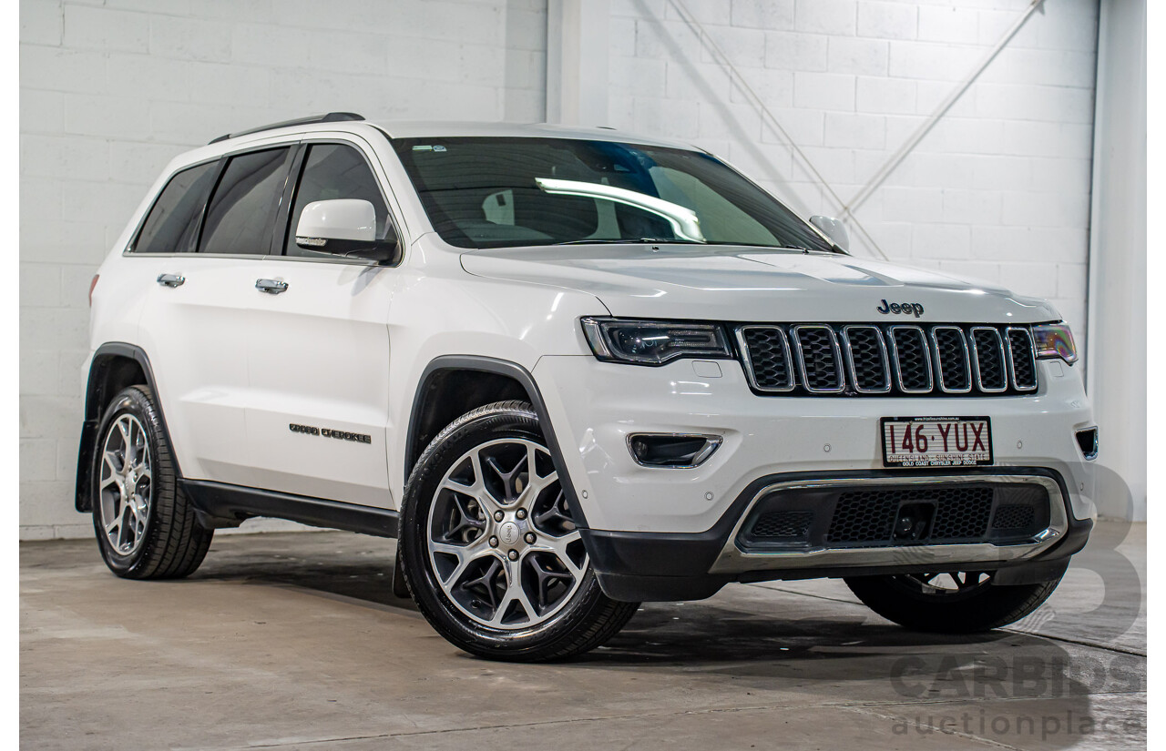 1/2019 Jeep Grand Cherokee Limited (4x4) WK MY18 4d Wagon Bright White Turbo Diesel V6 3.0L
