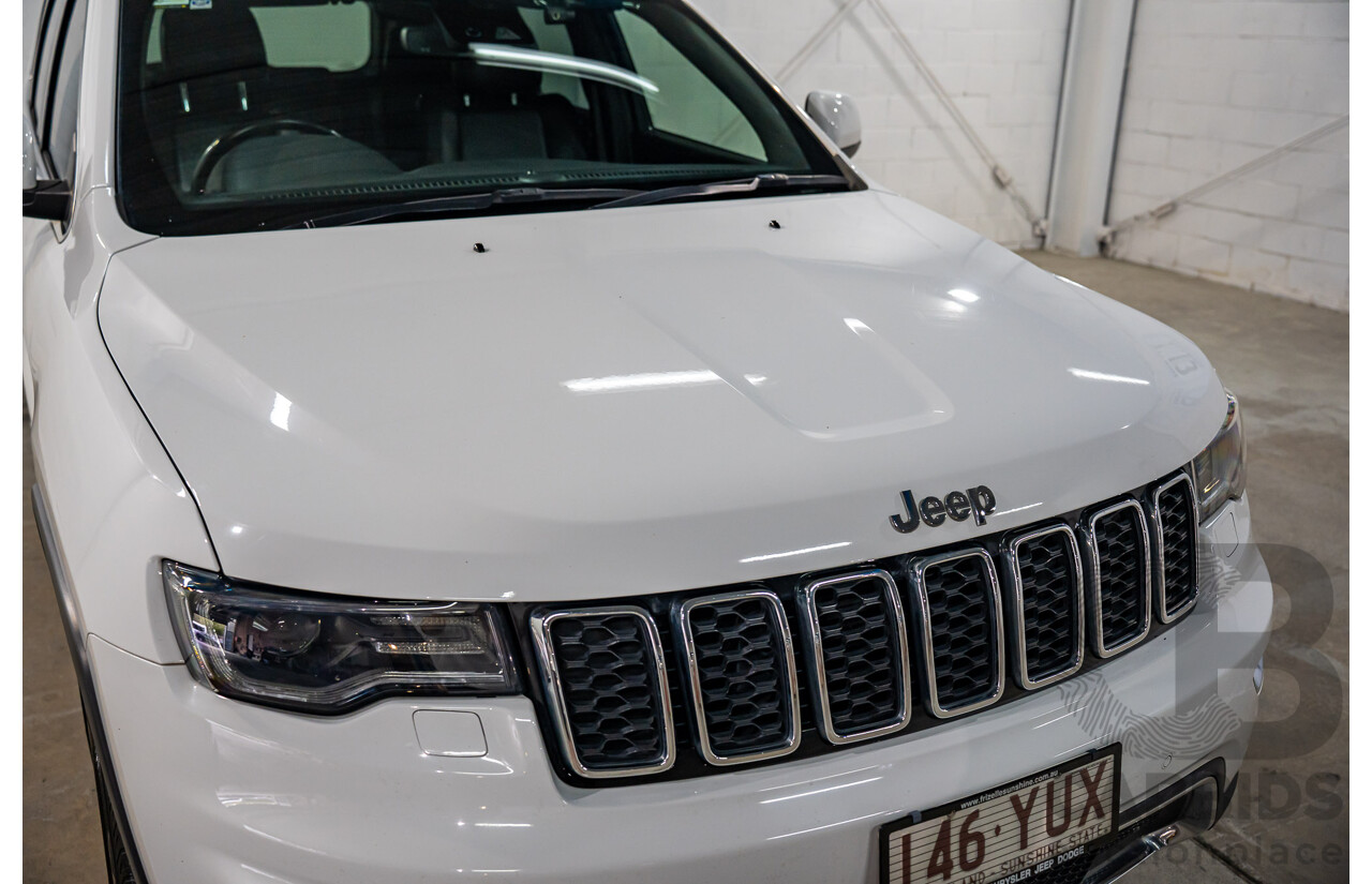 1/2019 Jeep Grand Cherokee Limited (4x4) WK MY18 4d Wagon Bright White Turbo Diesel V6 3.0L