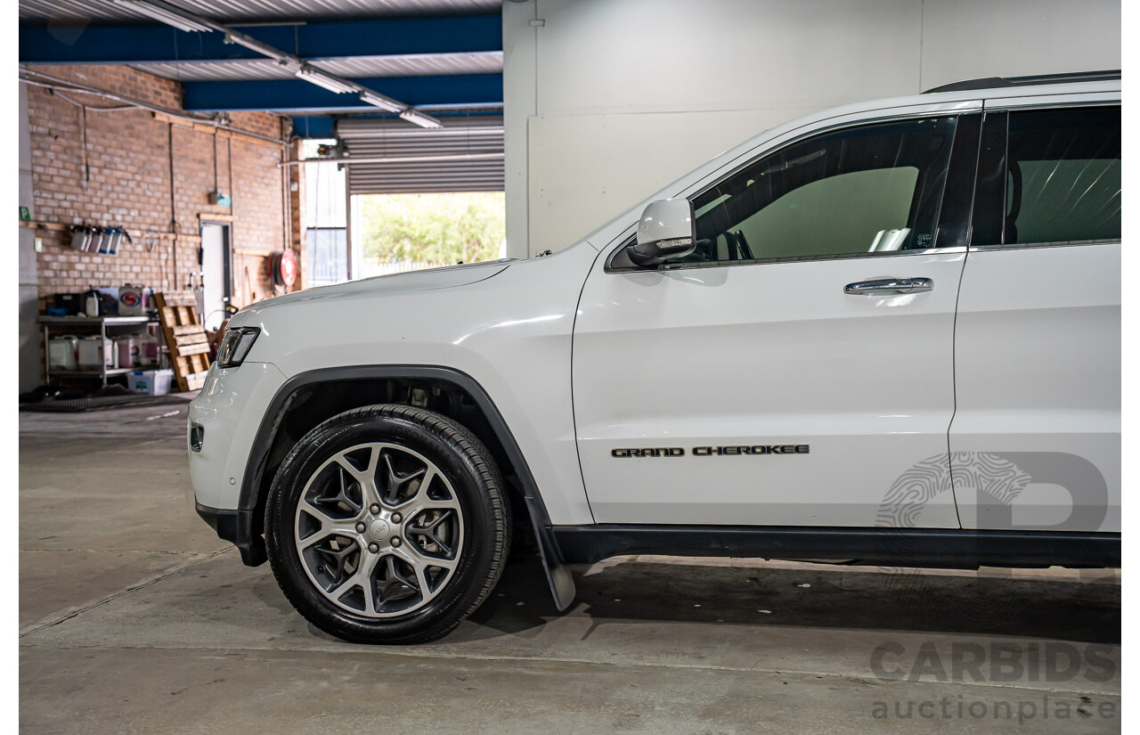 1/2019 Jeep Grand Cherokee Limited (4x4) WK MY18 4d Wagon Bright White Turbo Diesel V6 3.0L
