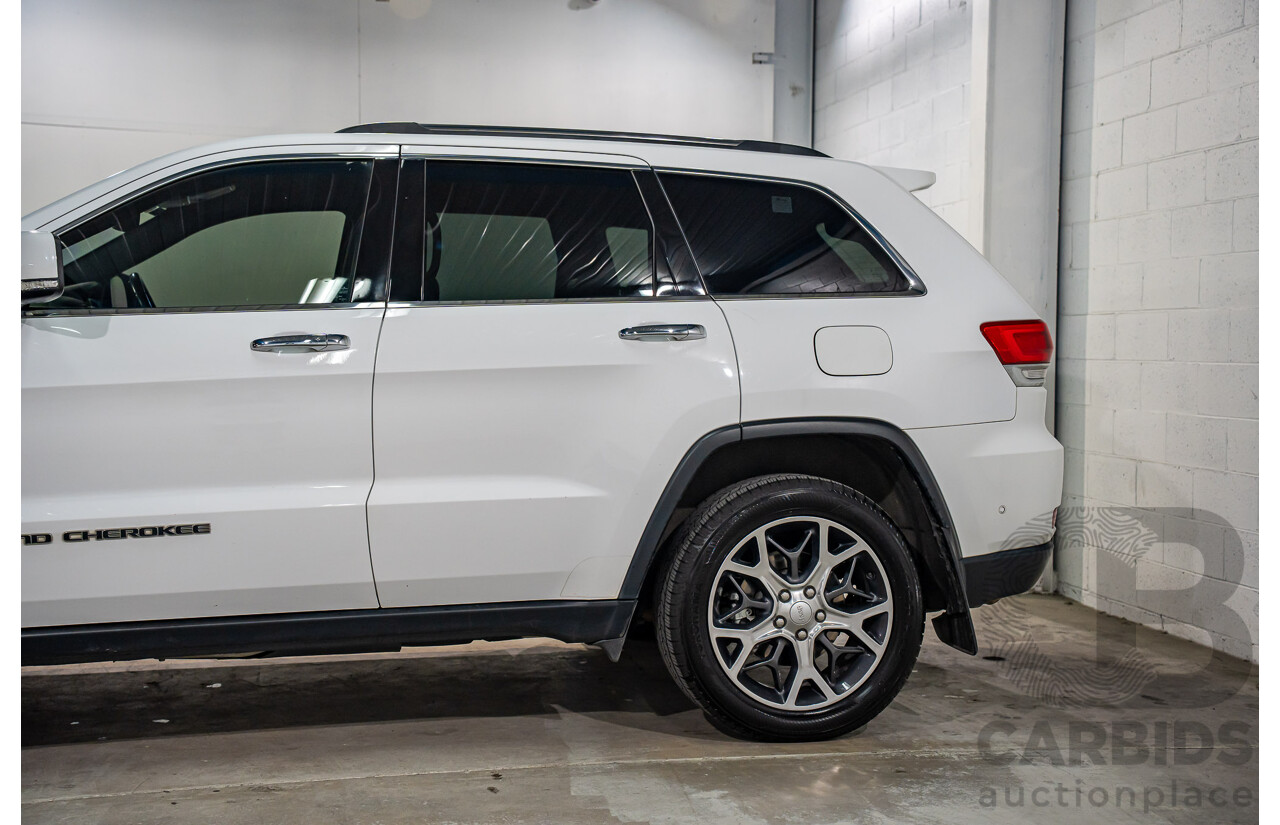 1/2019 Jeep Grand Cherokee Limited (4x4) WK MY18 4d Wagon Bright White Turbo Diesel V6 3.0L