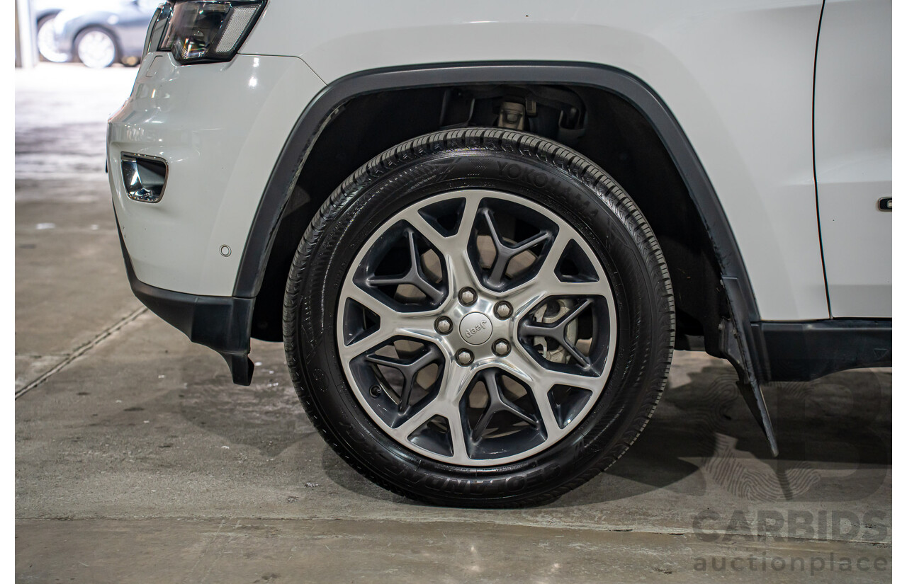 1/2019 Jeep Grand Cherokee Limited (4x4) WK MY18 4d Wagon Bright White Turbo Diesel V6 3.0L