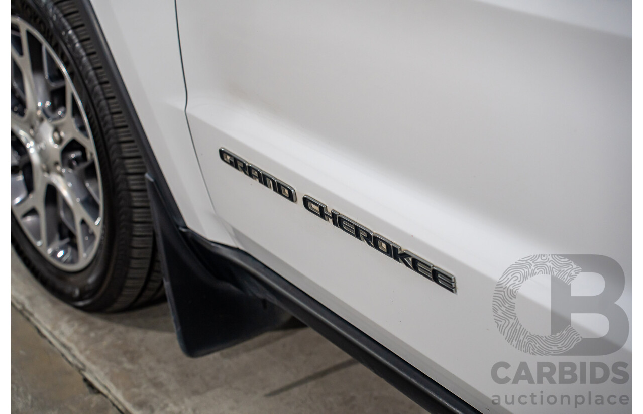 1/2019 Jeep Grand Cherokee Limited (4x4) WK MY18 4d Wagon Bright White Turbo Diesel V6 3.0L