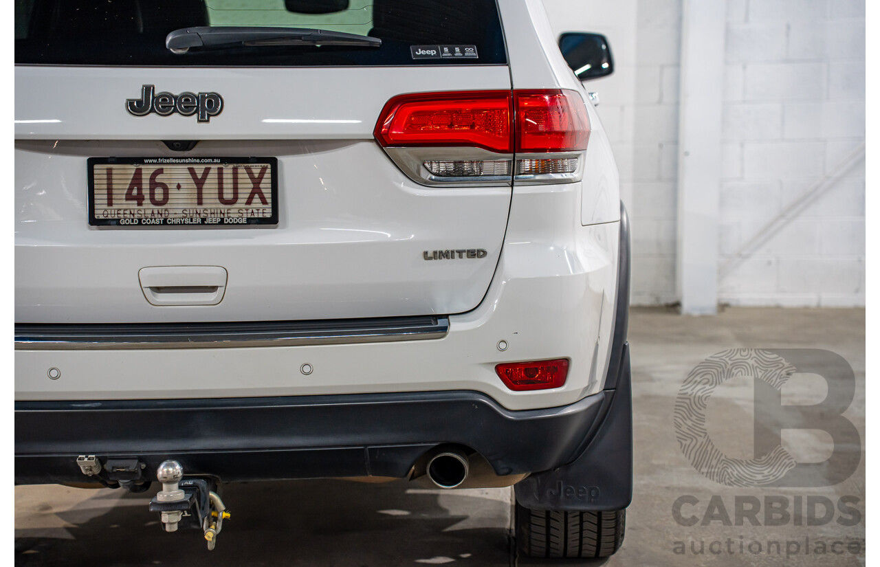 1/2019 Jeep Grand Cherokee Limited (4x4) WK MY18 4d Wagon Bright White Turbo Diesel V6 3.0L