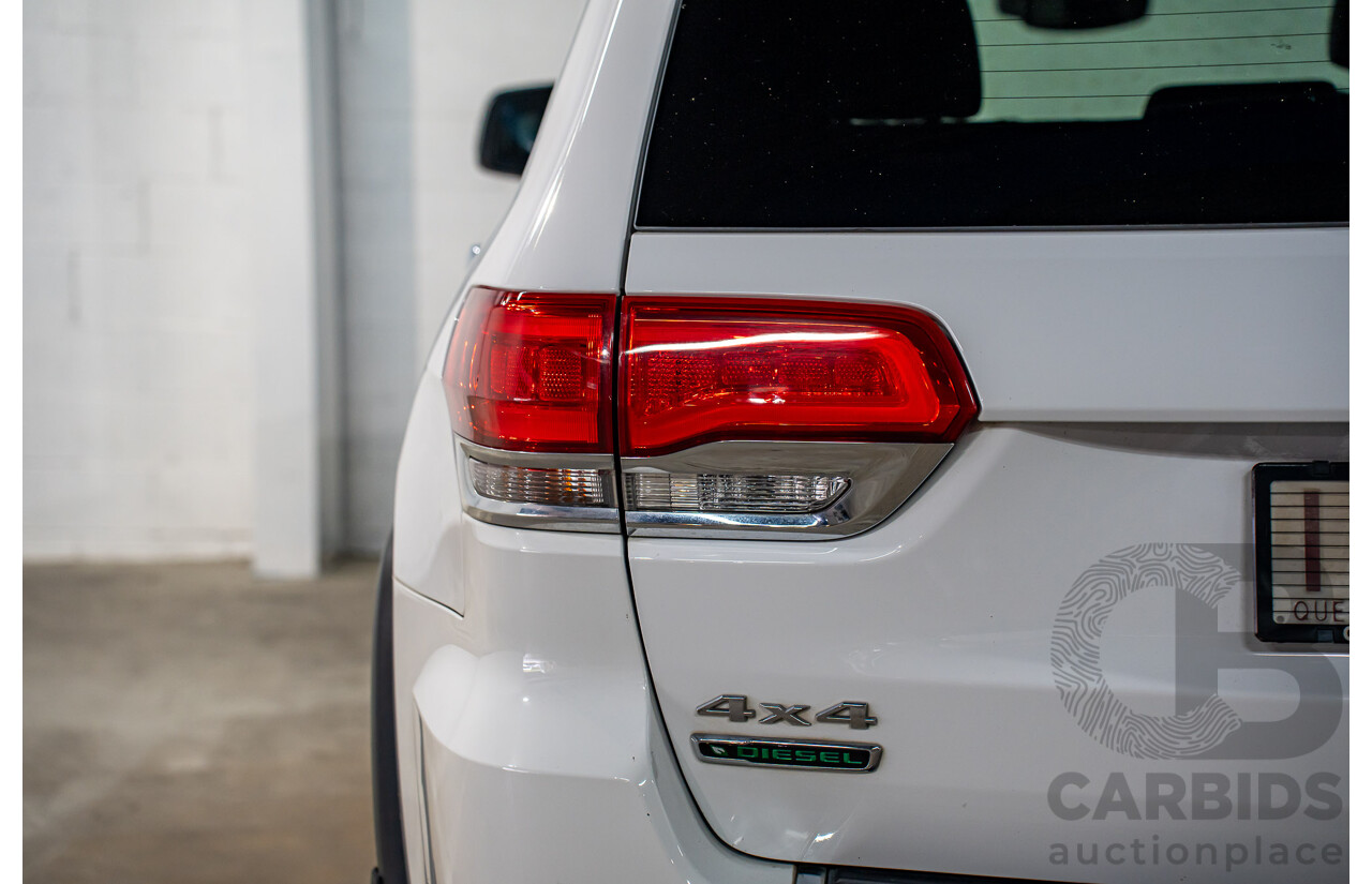 1/2019 Jeep Grand Cherokee Limited (4x4) WK MY18 4d Wagon Bright White Turbo Diesel V6 3.0L