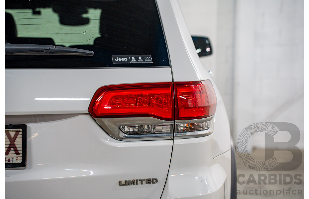 1/2019 Jeep Grand Cherokee Limited (4x4) WK MY18 4d Wagon Bright White Turbo Diesel V6 3.0L