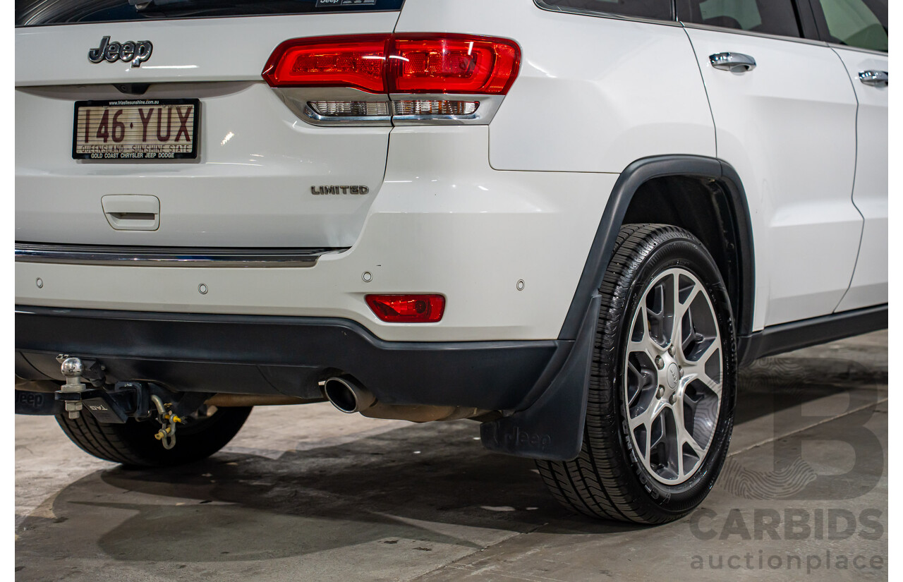 1/2019 Jeep Grand Cherokee Limited (4x4) WK MY18 4d Wagon Bright White Turbo Diesel V6 3.0L