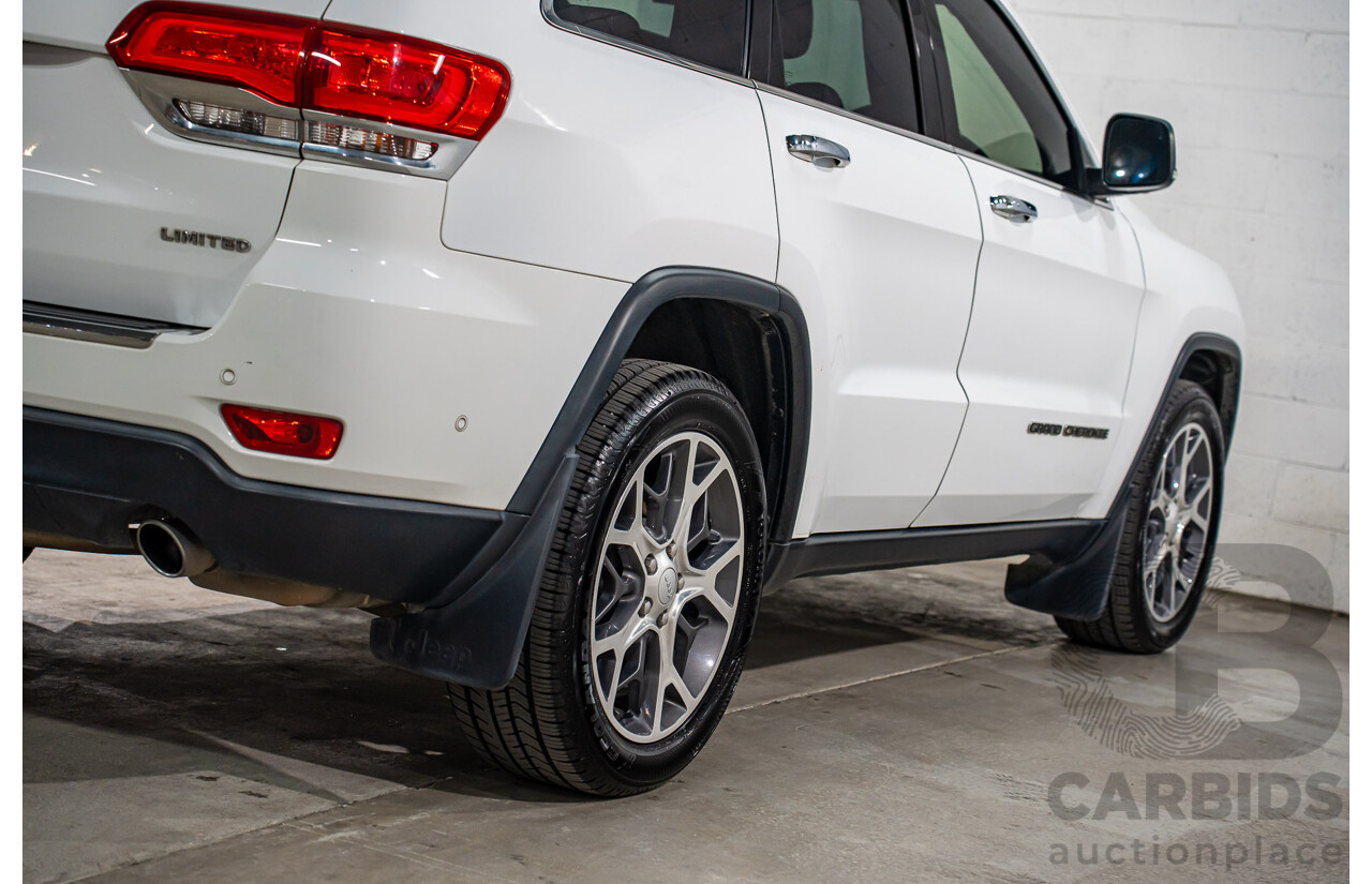 1/2019 Jeep Grand Cherokee Limited (4x4) WK MY18 4d Wagon Bright White Turbo Diesel V6 3.0L
