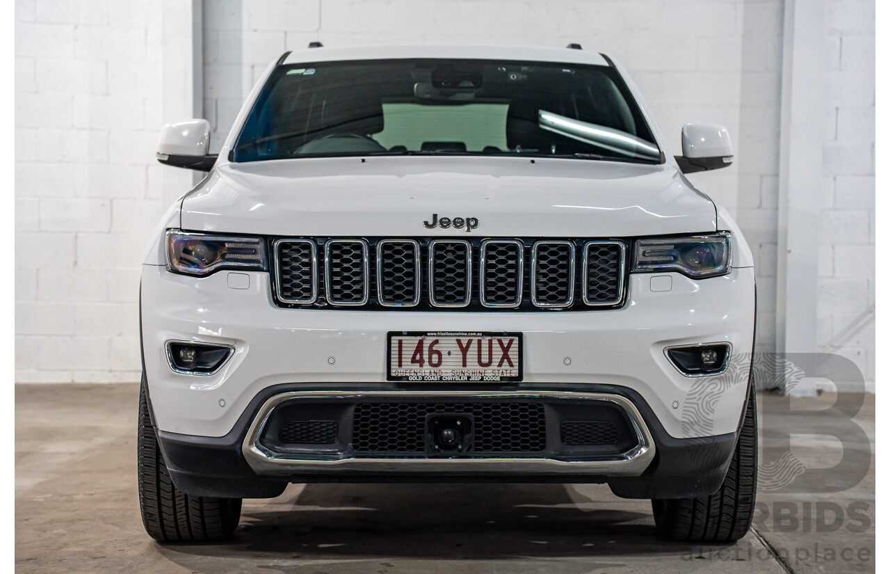 1/2019 Jeep Grand Cherokee Limited (4x4) WK MY18 4d Wagon Bright White Turbo Diesel V6 3.0L