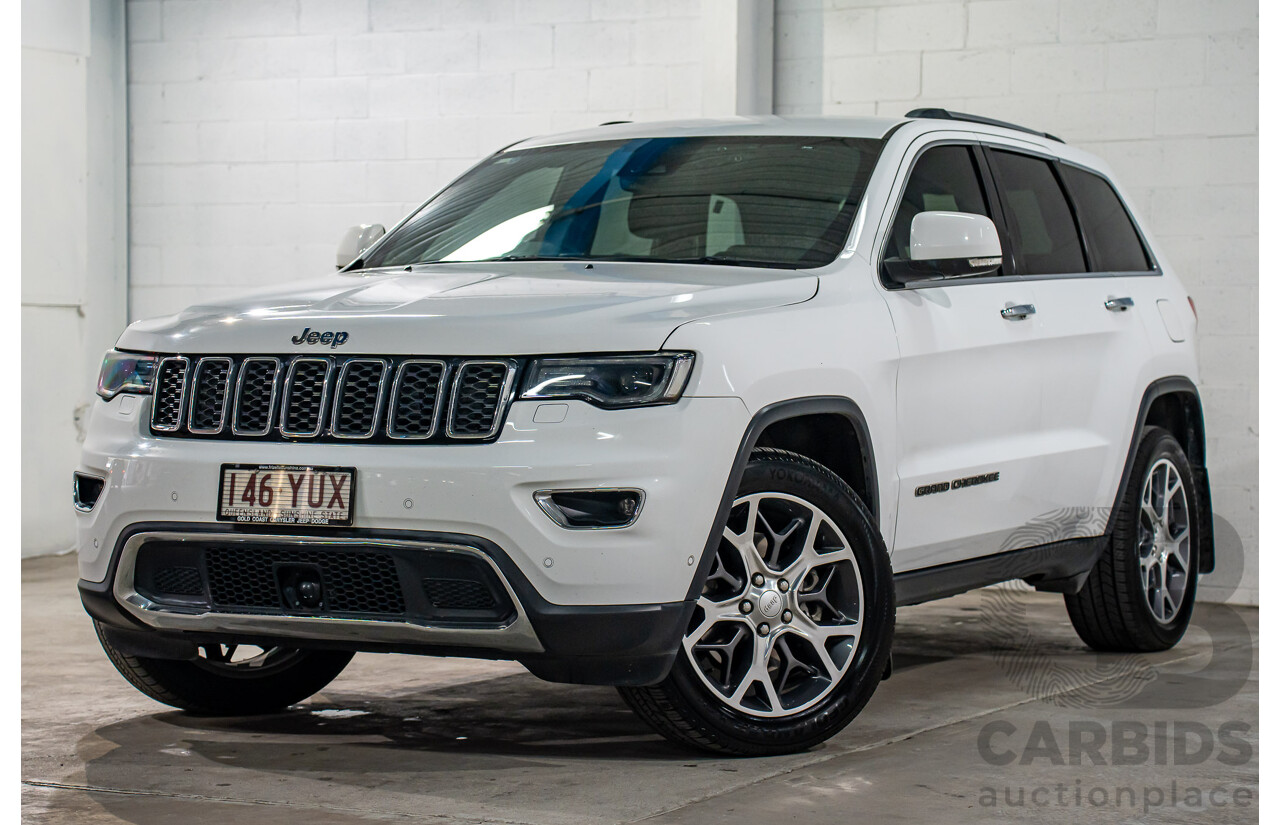 1/2019 Jeep Grand Cherokee Limited (4x4) WK MY18 4d Wagon Bright White Turbo Diesel V6 3.0L