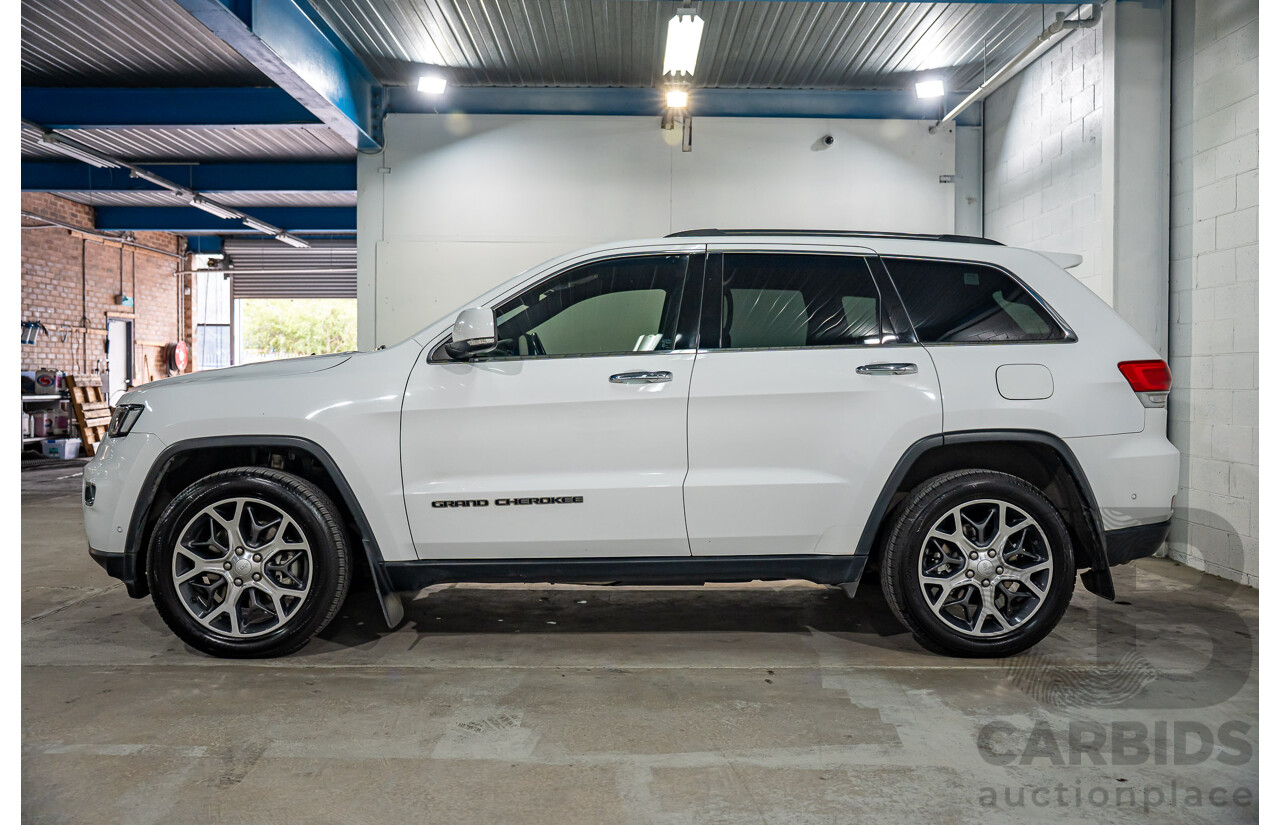 1/2019 Jeep Grand Cherokee Limited (4x4) WK MY18 4d Wagon Bright White Turbo Diesel V6 3.0L