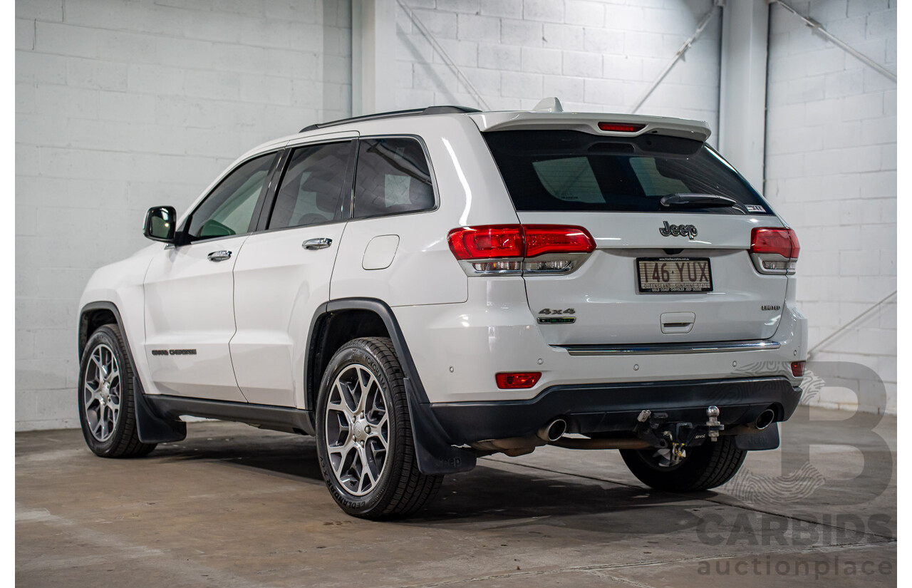 1/2019 Jeep Grand Cherokee Limited (4x4) WK MY18 4d Wagon Bright White Turbo Diesel V6 3.0L