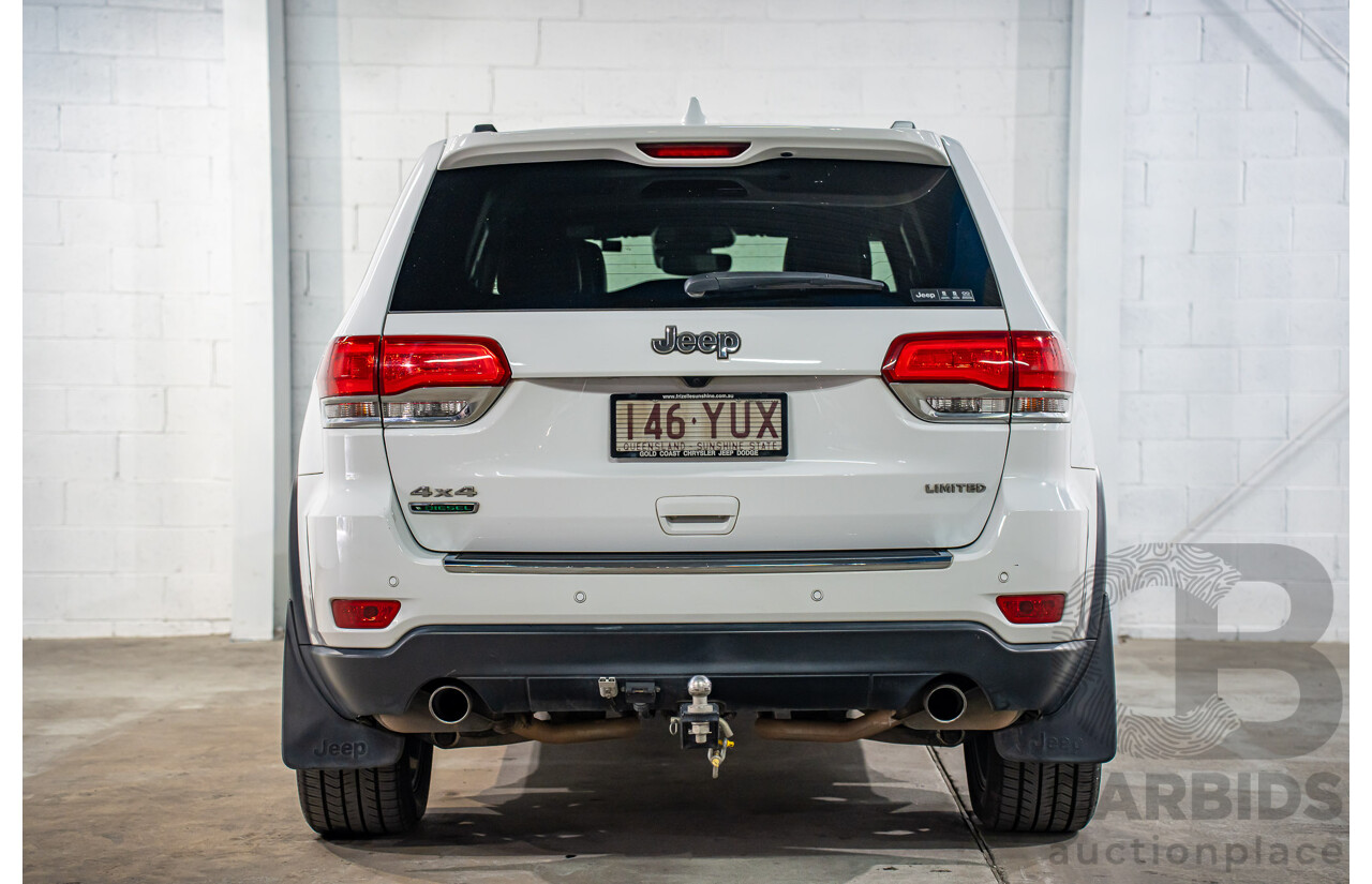 1/2019 Jeep Grand Cherokee Limited (4x4) WK MY18 4d Wagon Bright White Turbo Diesel V6 3.0L