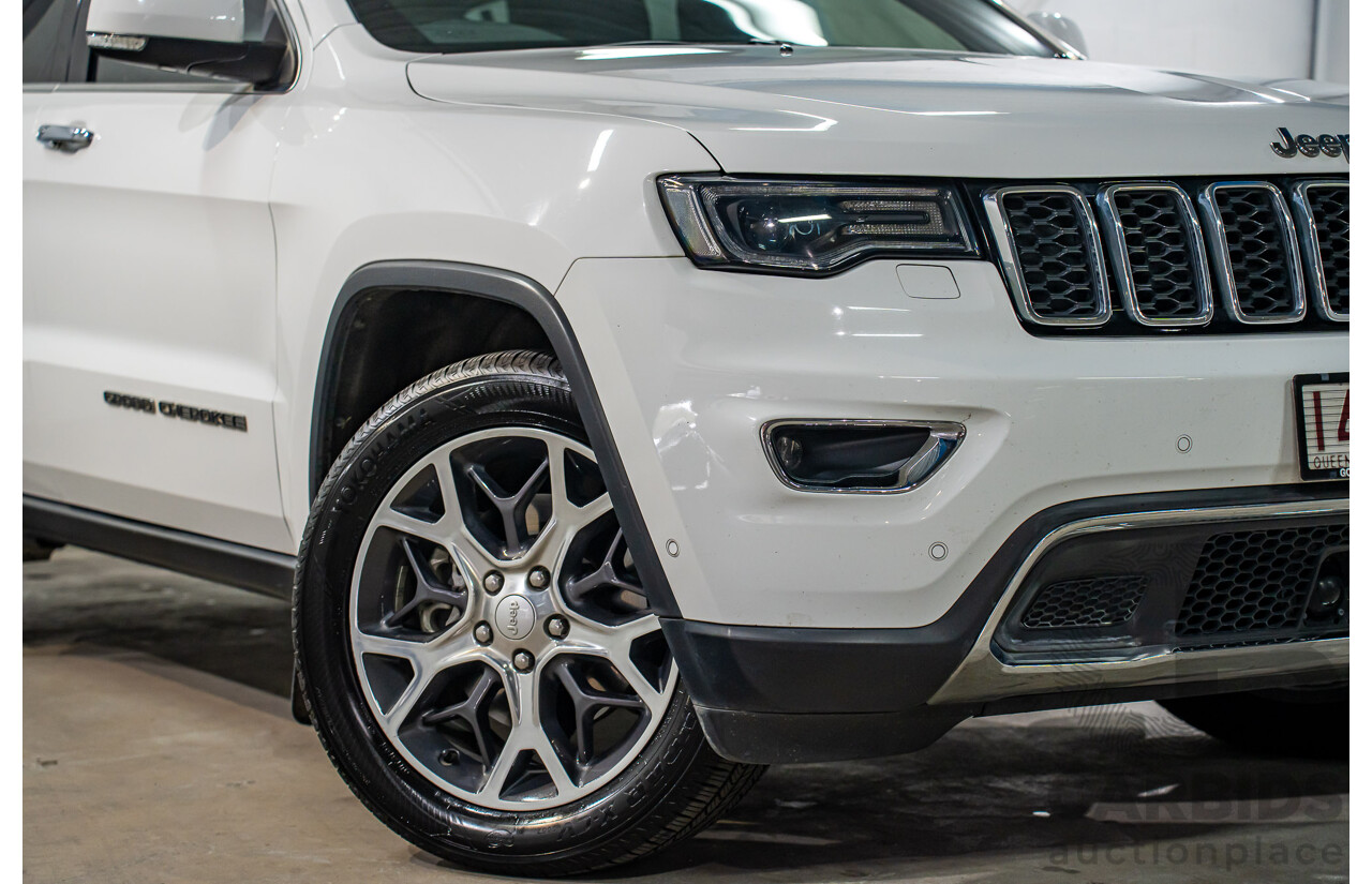 1/2019 Jeep Grand Cherokee Limited (4x4) WK MY18 4d Wagon Bright White Turbo Diesel V6 3.0L