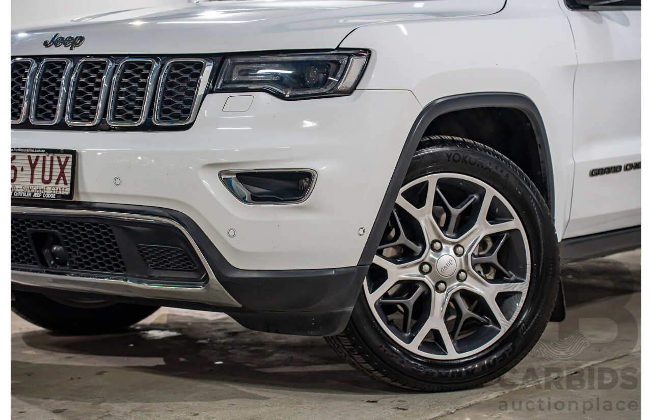 1/2019 Jeep Grand Cherokee Limited (4x4) WK MY18 4d Wagon Bright White Turbo Diesel V6 3.0L