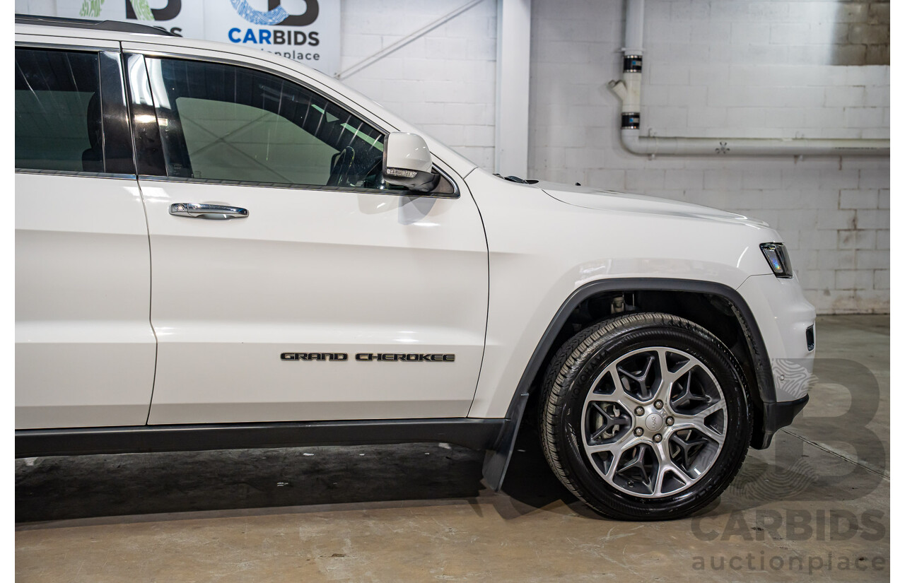 1/2019 Jeep Grand Cherokee Limited (4x4) WK MY18 4d Wagon Bright White Turbo Diesel V6 3.0L