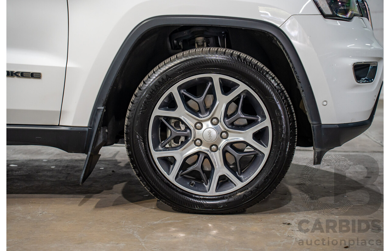 1/2019 Jeep Grand Cherokee Limited (4x4) WK MY18 4d Wagon Bright White Turbo Diesel V6 3.0L
