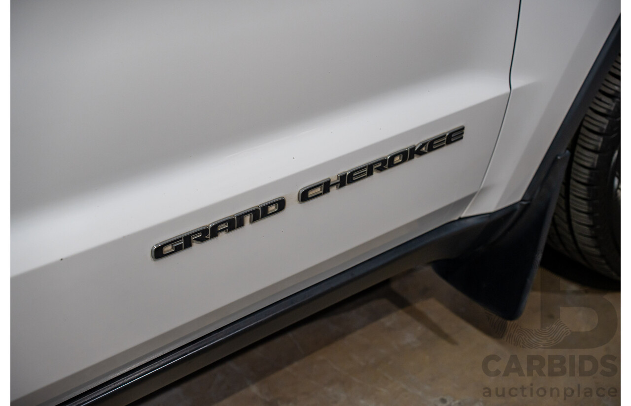 1/2019 Jeep Grand Cherokee Limited (4x4) WK MY18 4d Wagon Bright White Turbo Diesel V6 3.0L