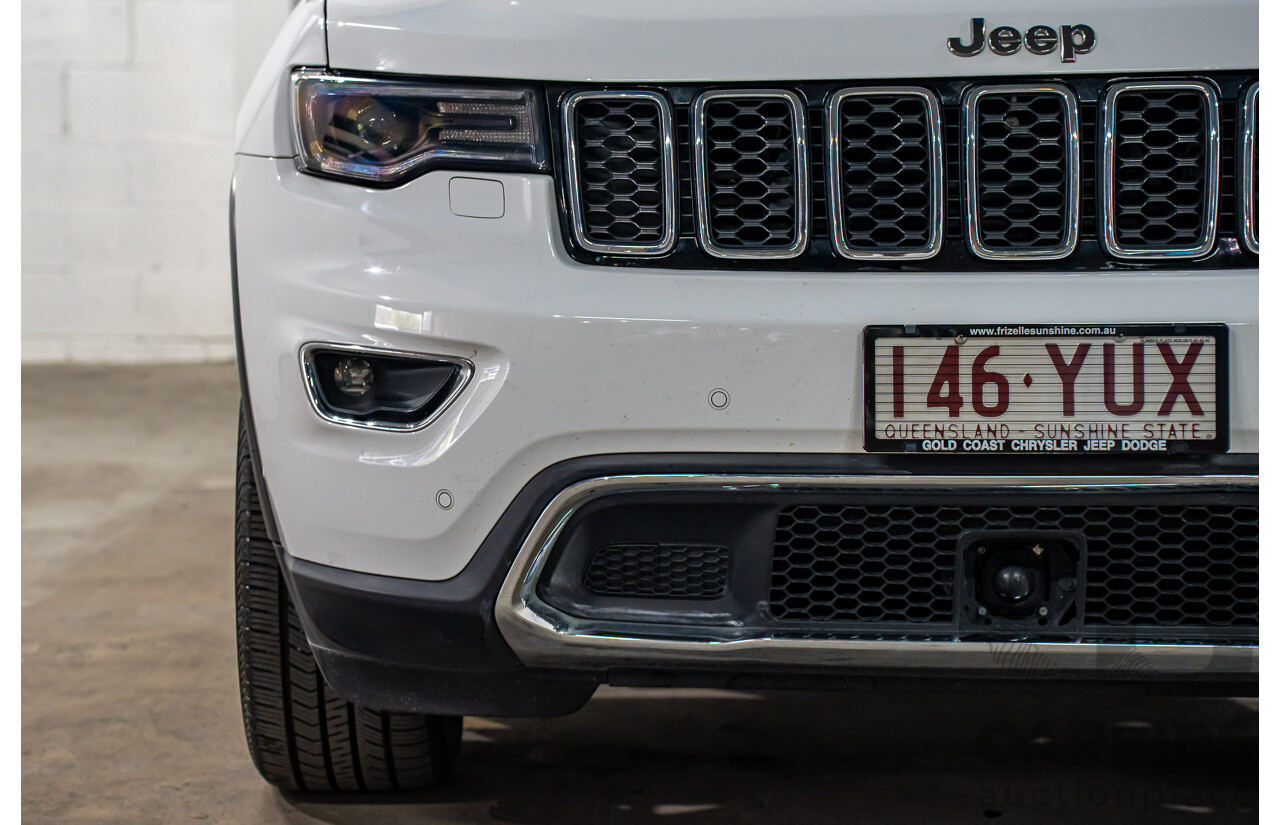 1/2019 Jeep Grand Cherokee Limited (4x4) WK MY18 4d Wagon Bright White Turbo Diesel V6 3.0L