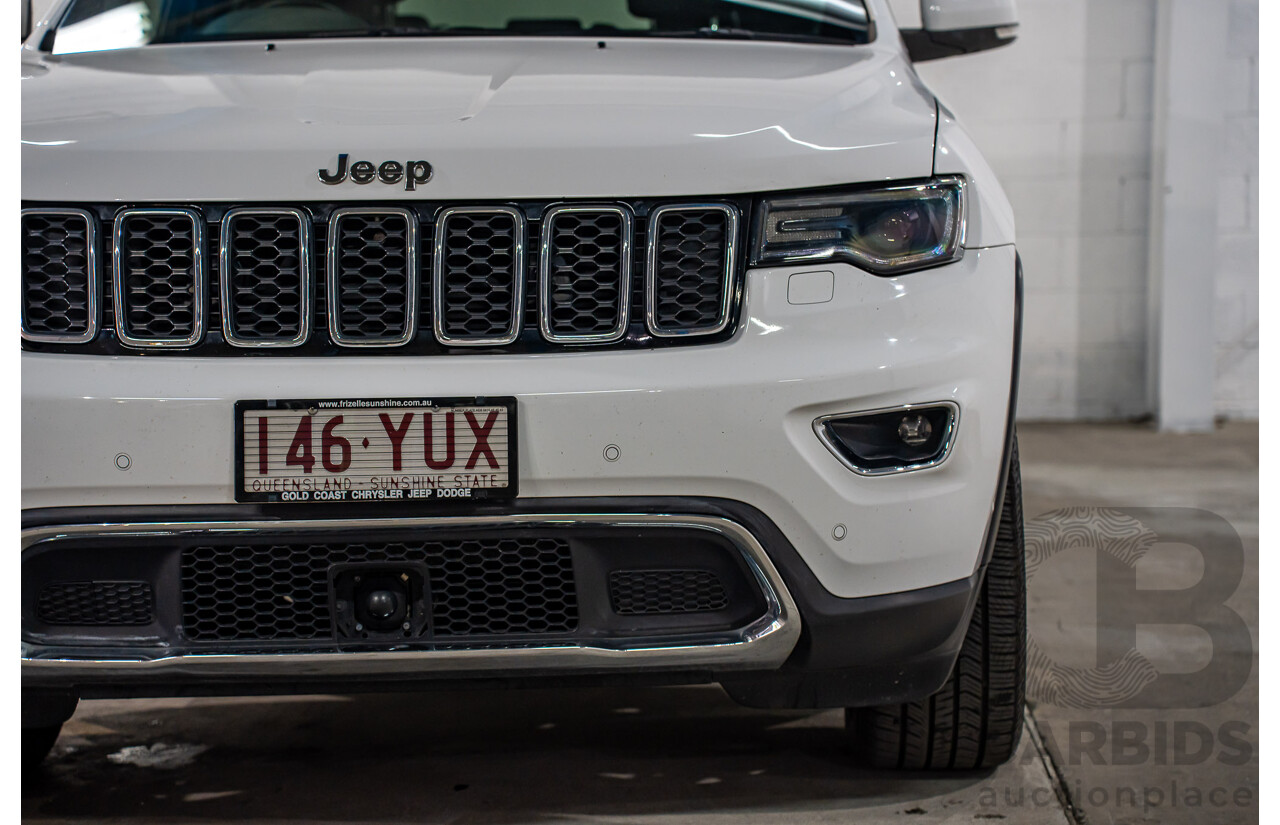 1/2019 Jeep Grand Cherokee Limited (4x4) WK MY18 4d Wagon Bright White Turbo Diesel V6 3.0L