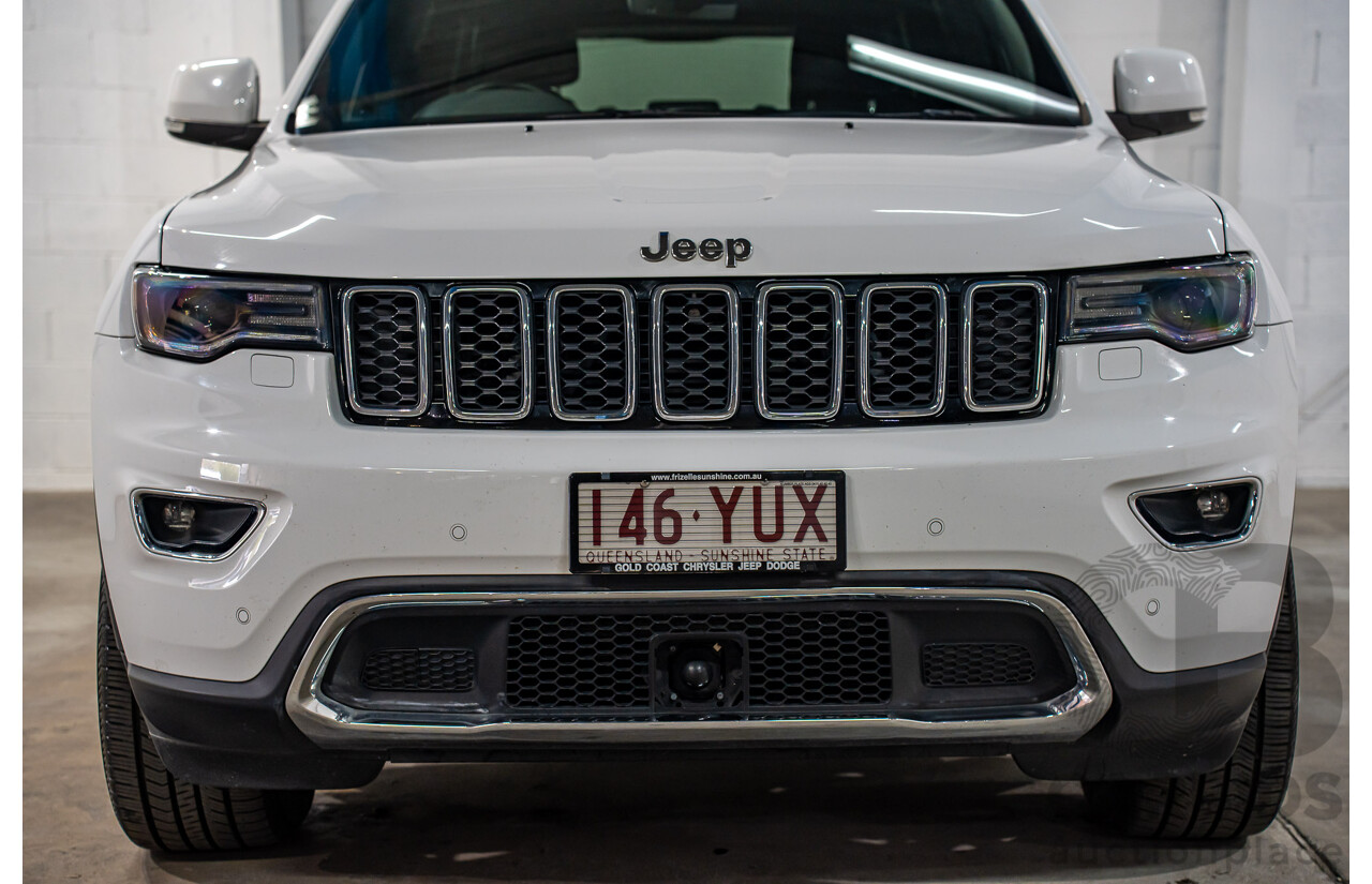 1/2019 Jeep Grand Cherokee Limited (4x4) WK MY18 4d Wagon Bright White Turbo Diesel V6 3.0L