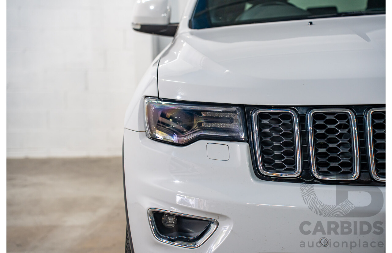 1/2019 Jeep Grand Cherokee Limited (4x4) WK MY18 4d Wagon Bright White Turbo Diesel V6 3.0L