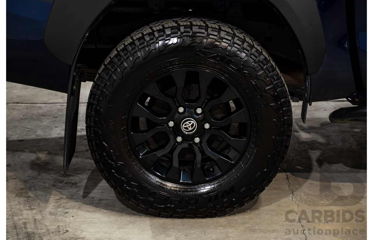 09/2020 Toyota Hilux RUGGED X (4x4) GUN126R Facelift 4d Double Cab P/Up Nebula Blue Turbo Diesel 2.8L