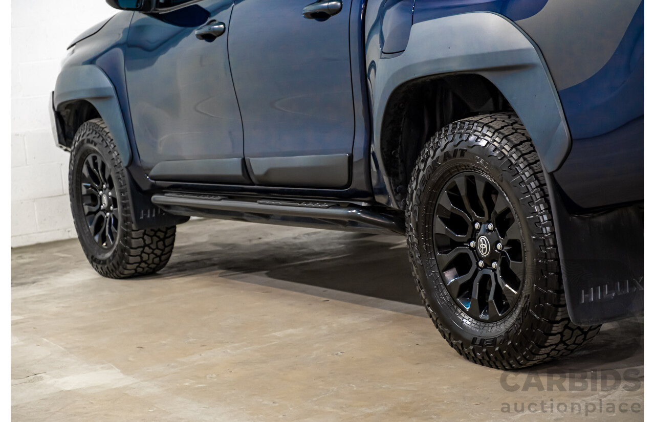 09/2020 Toyota Hilux RUGGED X (4x4) GUN126R Facelift 4d Double Cab P/Up Nebula Blue Turbo Diesel 2.8L