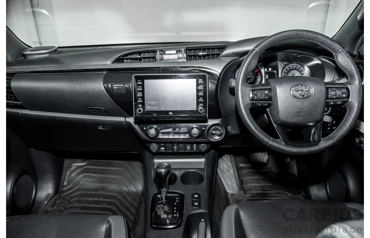 09/2020 Toyota Hilux RUGGED X (4x4) GUN126R Facelift 4d Double Cab P/Up Nebula Blue Turbo Diesel 2.8L