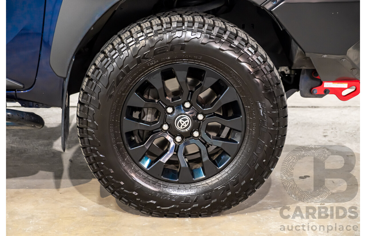 09/2020 Toyota Hilux RUGGED X (4x4) GUN126R Facelift 4d Double Cab P/Up Nebula Blue Turbo Diesel 2.8L