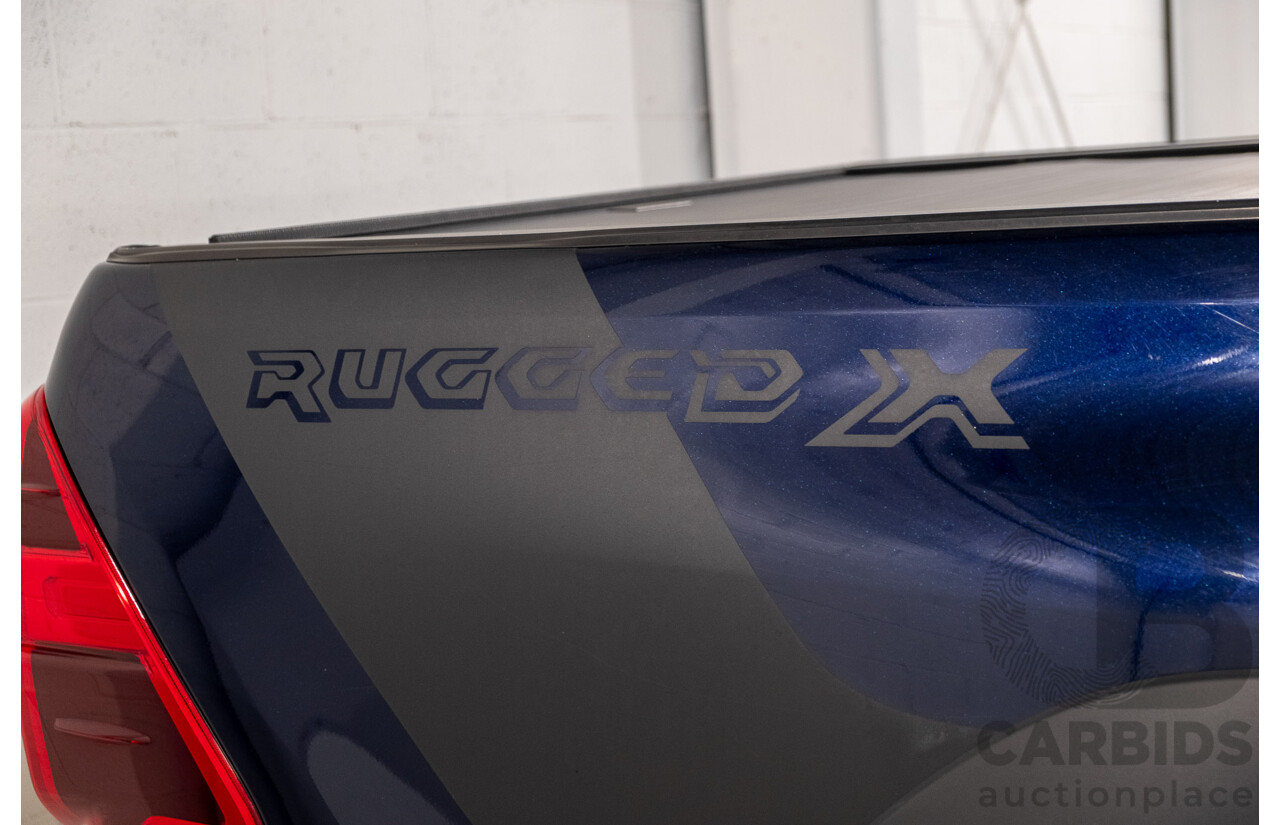 09/2020 Toyota Hilux RUGGED X (4x4) GUN126R Facelift 4d Double Cab P/Up Nebula Blue Turbo Diesel 2.8L