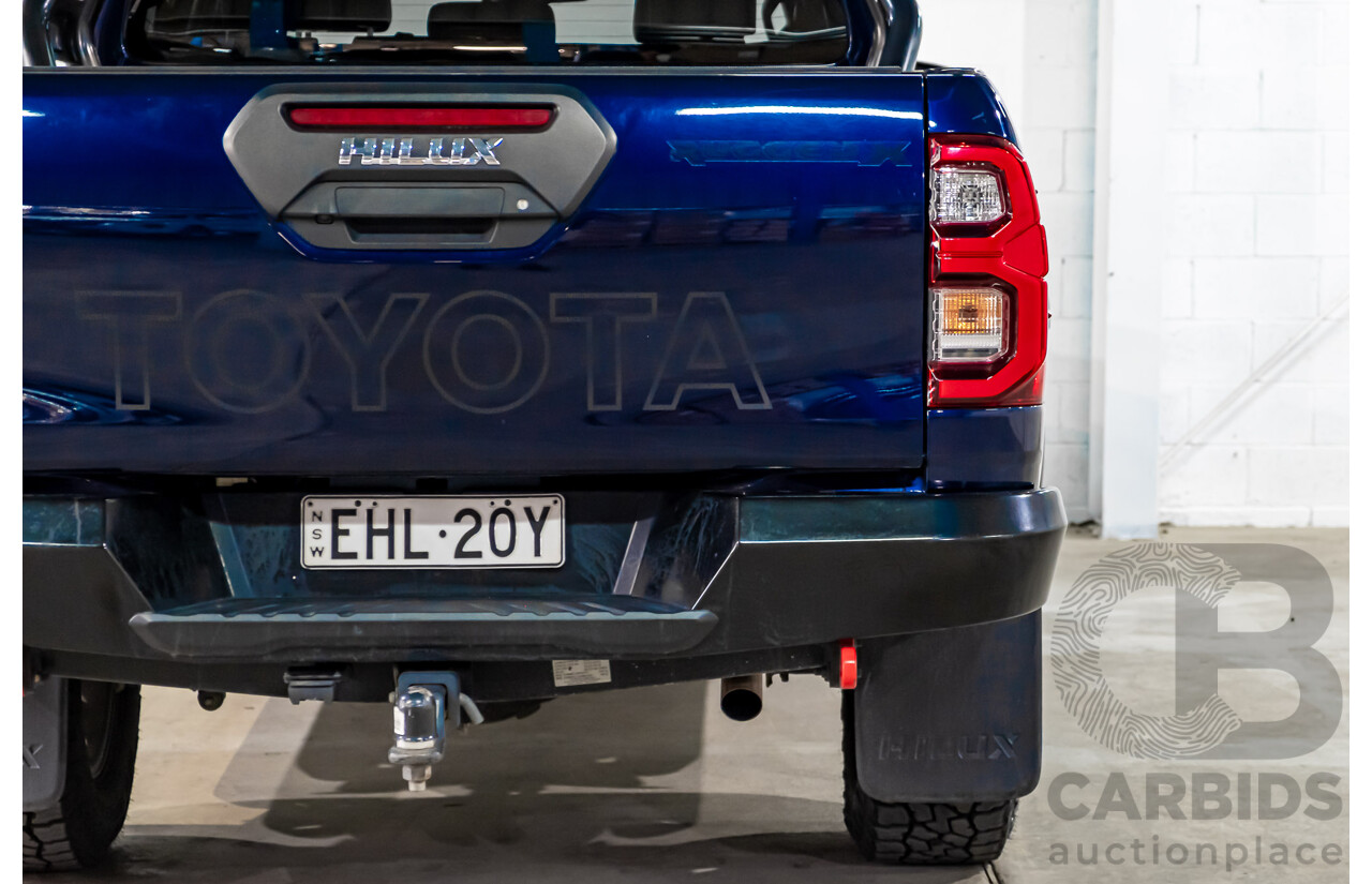 09/2020 Toyota Hilux RUGGED X (4x4) GUN126R Facelift 4d Double Cab P/Up Nebula Blue Turbo Diesel 2.8L