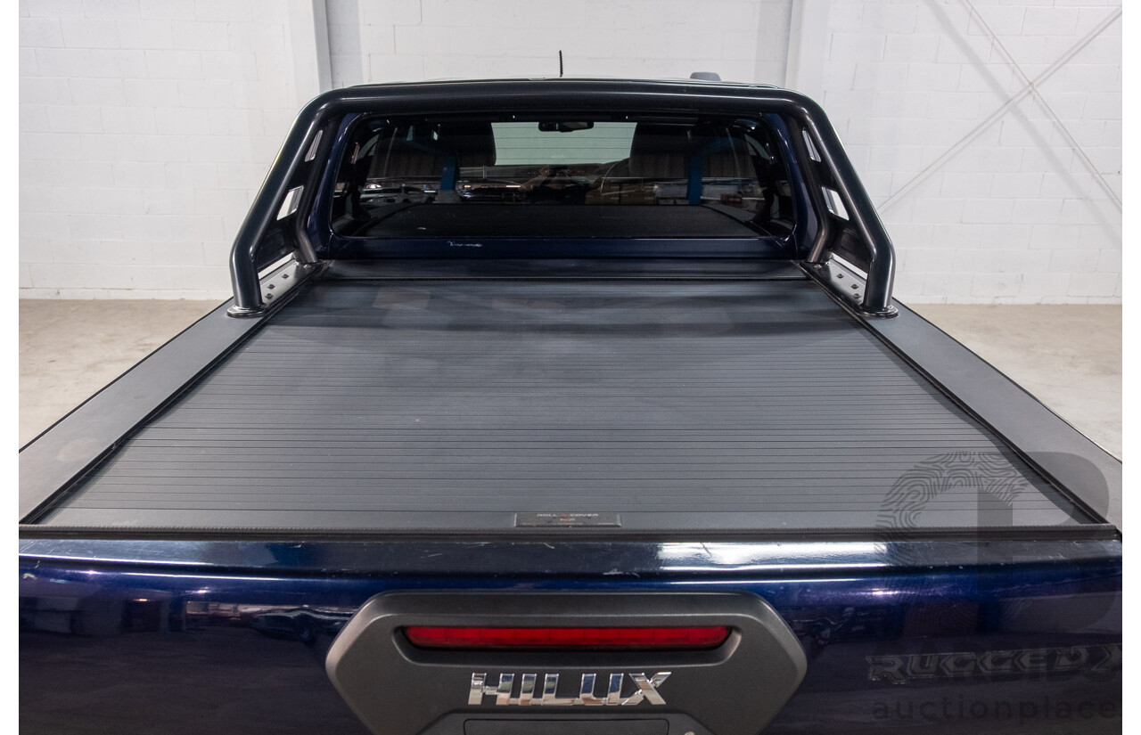 09/2020 Toyota Hilux RUGGED X (4x4) GUN126R Facelift 4d Double Cab P/Up Nebula Blue Turbo Diesel 2.8L