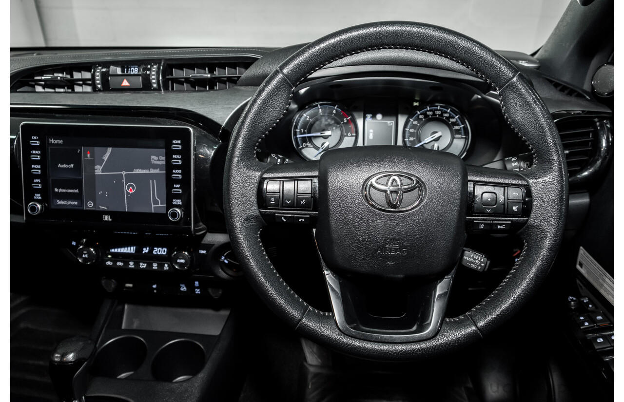 09/2020 Toyota Hilux RUGGED X (4x4) GUN126R Facelift 4d Double Cab P/Up Nebula Blue Turbo Diesel 2.8L