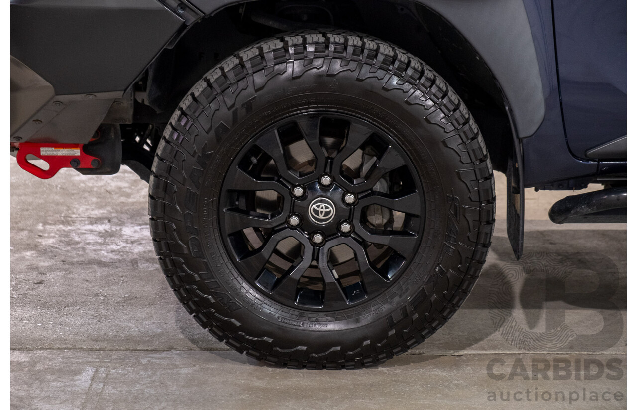 09/2020 Toyota Hilux RUGGED X (4x4) GUN126R Facelift 4d Double Cab P/Up Nebula Blue Turbo Diesel 2.8L