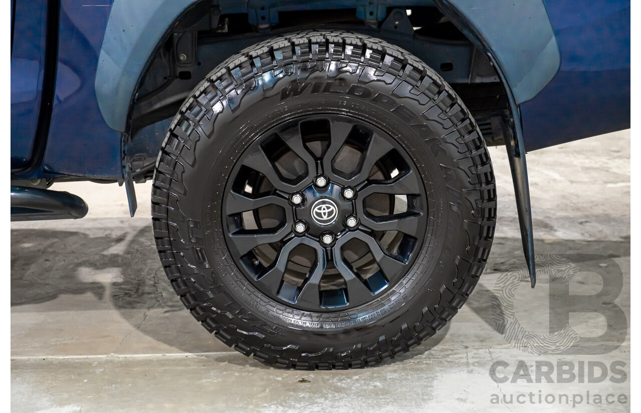 09/2020 Toyota Hilux RUGGED X (4x4) GUN126R Facelift 4d Double Cab P/Up Nebula Blue Turbo Diesel 2.8L