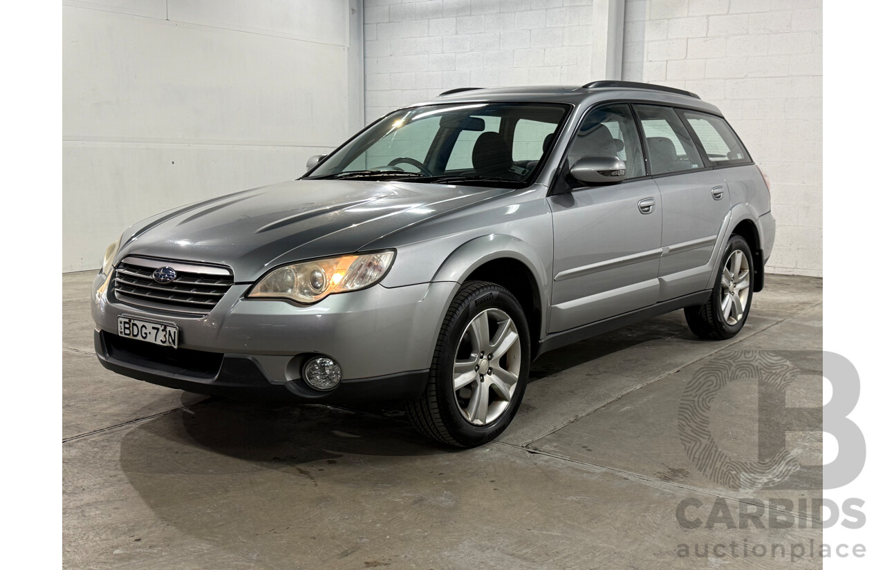 9/2007 Subaru Outback 2.5i MY07 4d Wagon Silver 2.5L