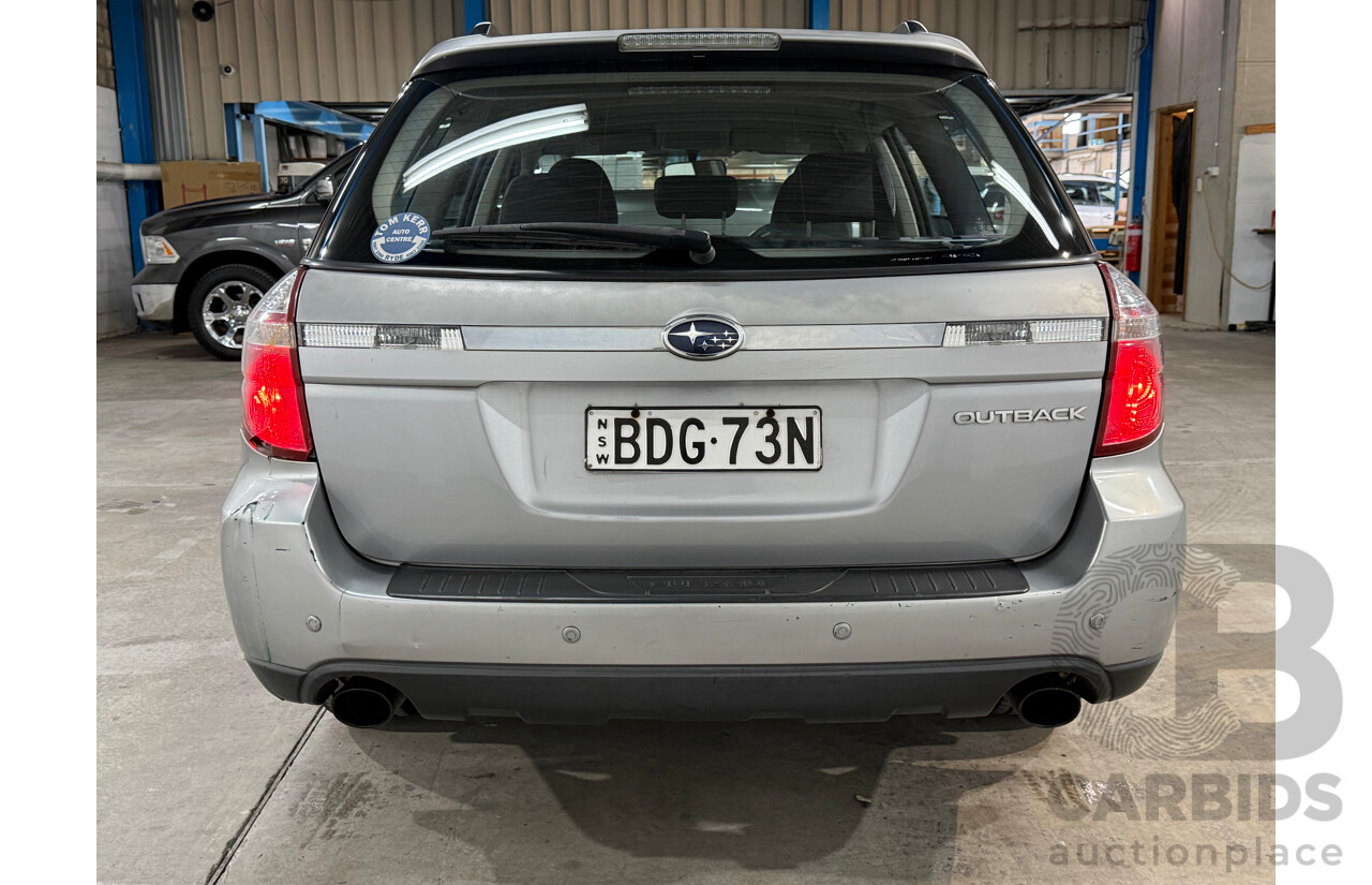 9/2007 Subaru Outback 2.5i MY07 4d Wagon Silver 2.5L