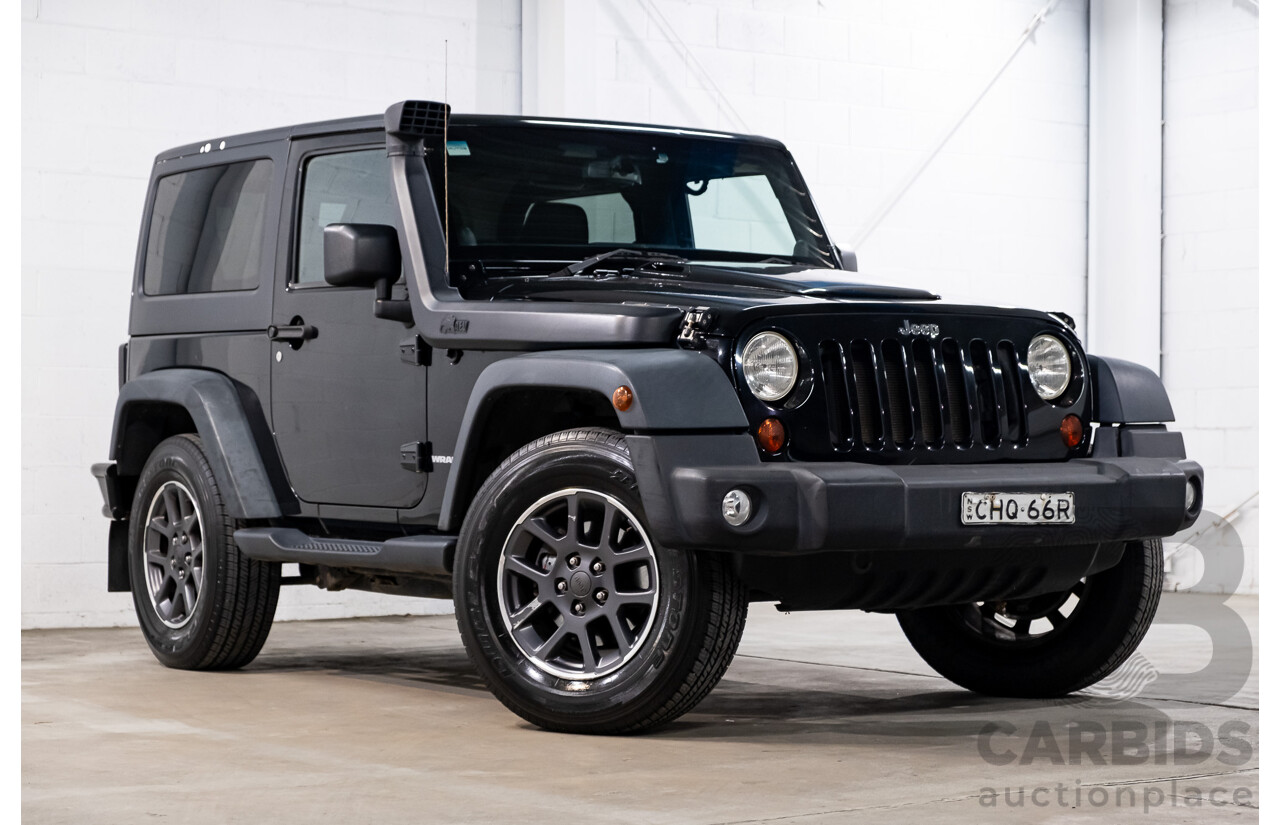 9/2013 Jeep Wrangler Sport (4x4) JK MY13 2d Softtop Black 3.6L